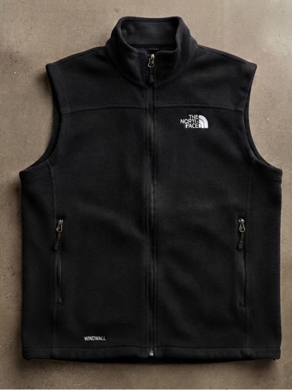The North Face Black WindWall Fleece Vest - Men's